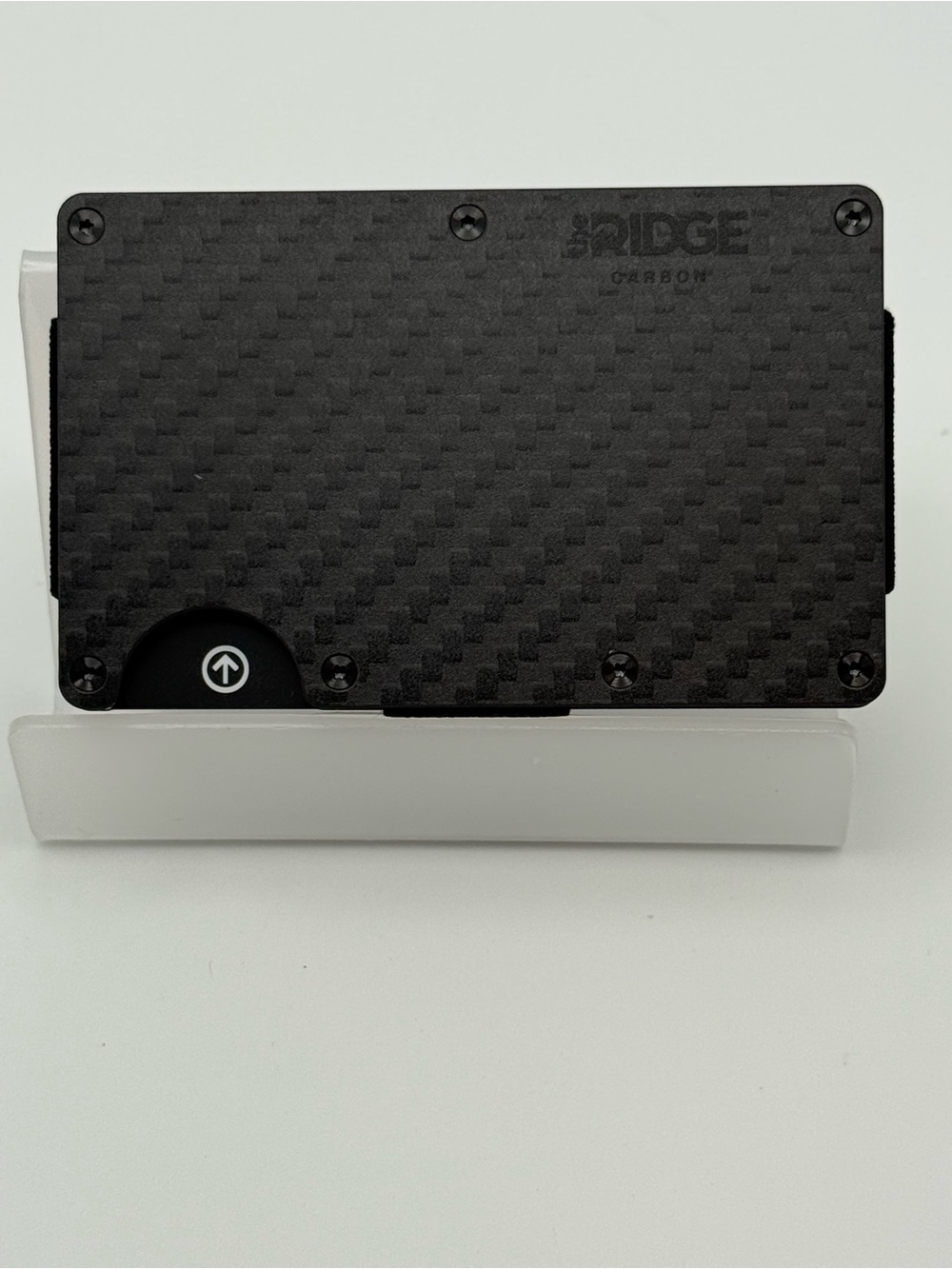Ridge Carbon Fiber 3K RFID Wallet Cash Strap Black (P110)